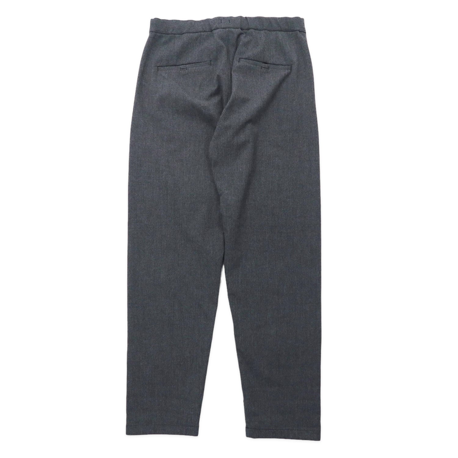 YAECA Easy Slacks Pants S Gray Polyester Ergonomic 14610 2way Wide 