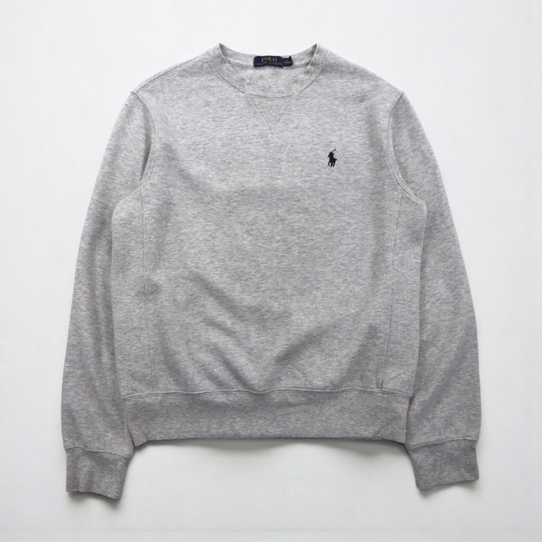 Polo Ralph Lauren Front V Sweatshirt S Gray Small Pony Embroidery Logo