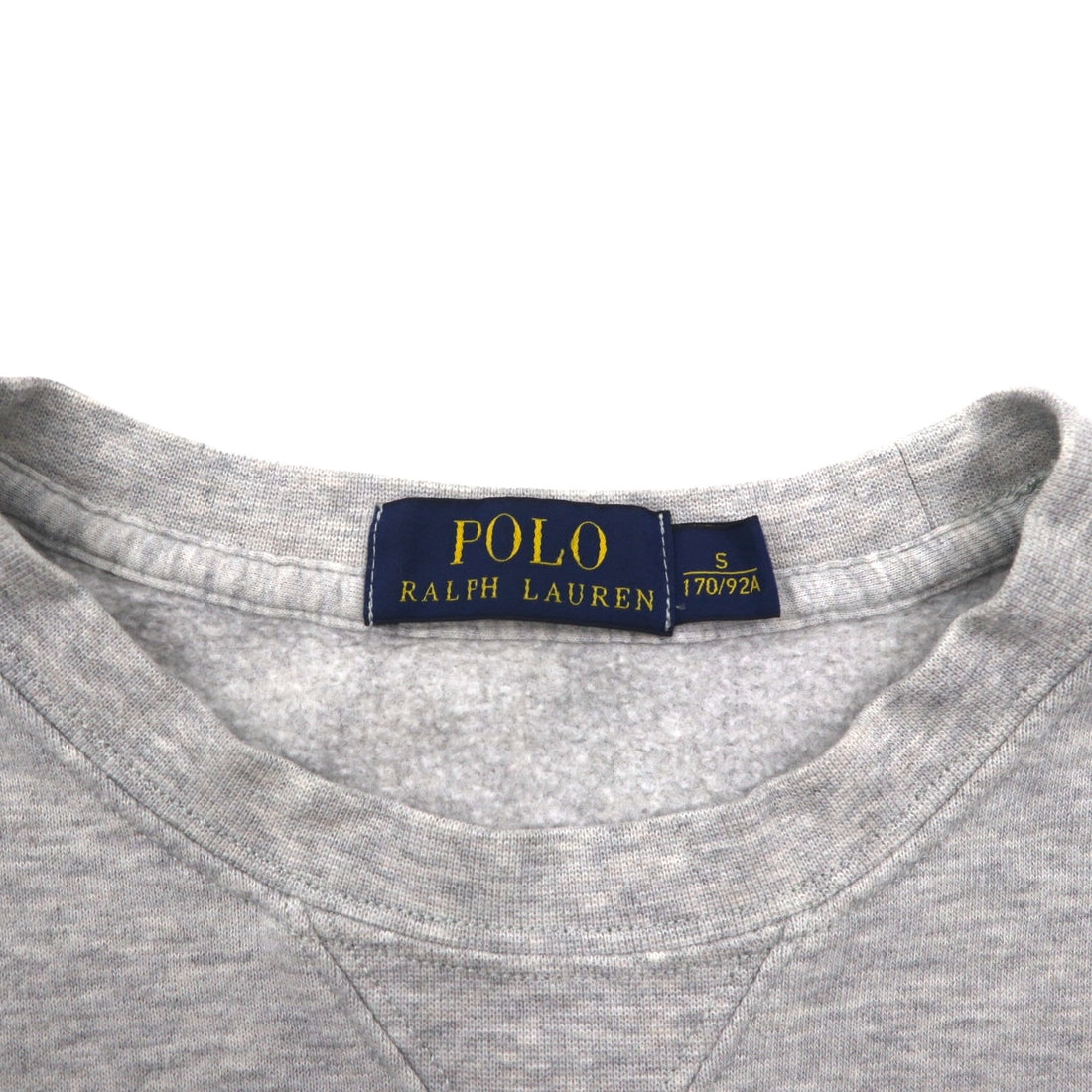 Polo Ralph Lauren Front V Sweatshirt S Gray Small Pony Embroidery Logo