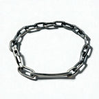 GUCCI Vintage ID Silver Chain Bracelet SV925 Logo Plate Made in Italy