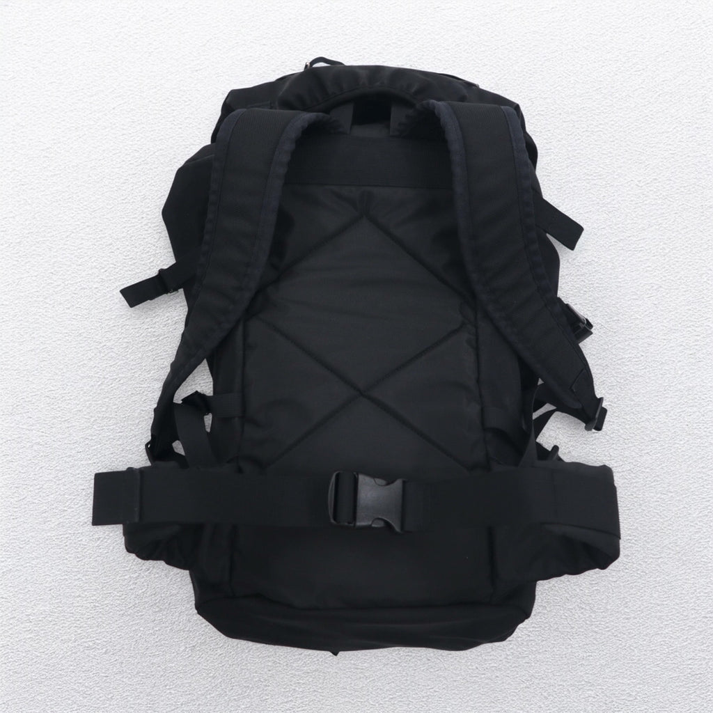 PORTER CORNER Backpack Rucksack Black Canvas Water-repellent Made in Japan