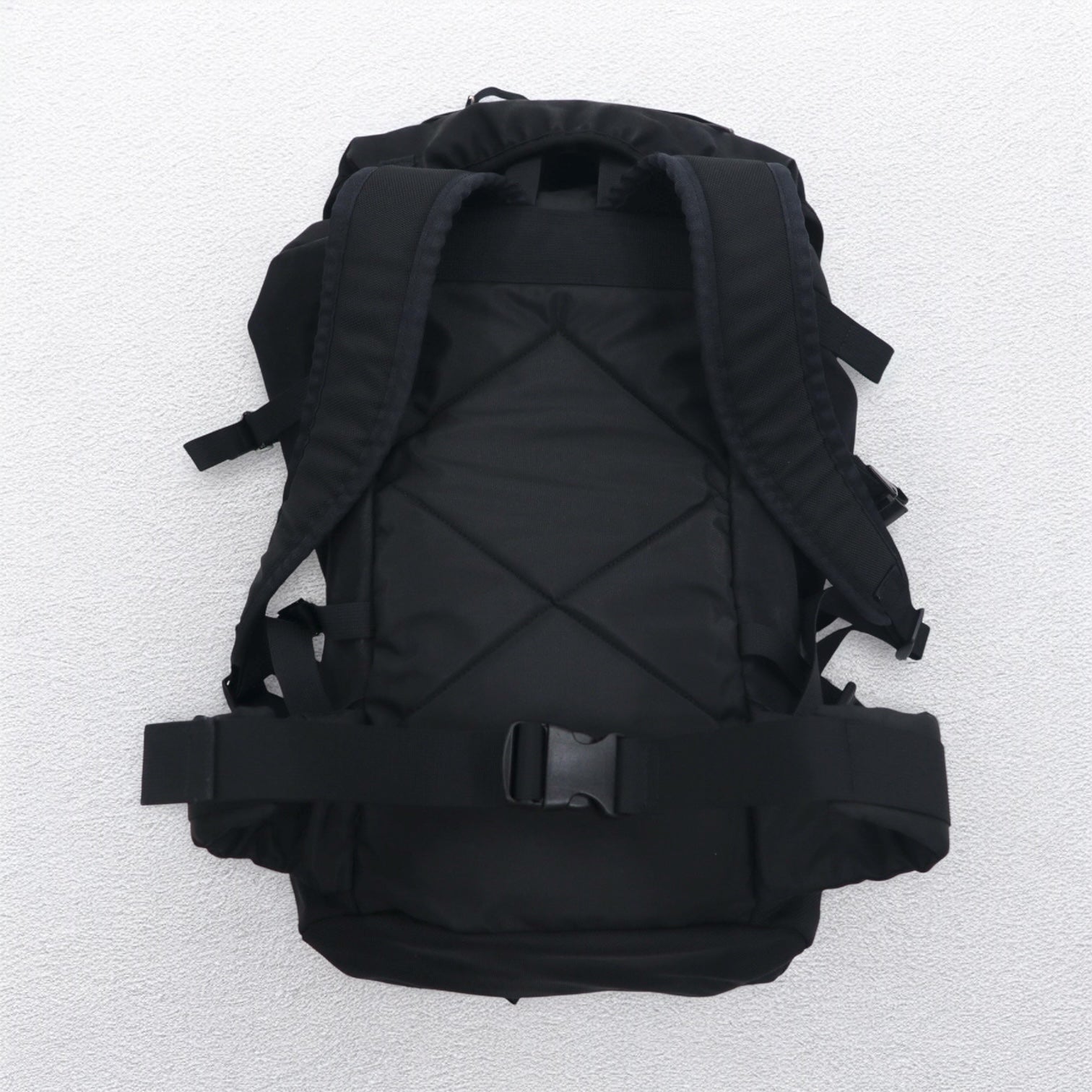 PORTER CORNER Backpack Rucksack Black Canvas Water-repellent Made in Japan