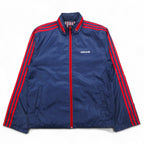 adidas originals 00s nylon jacket jersey S navy 3 stripes stowable hood