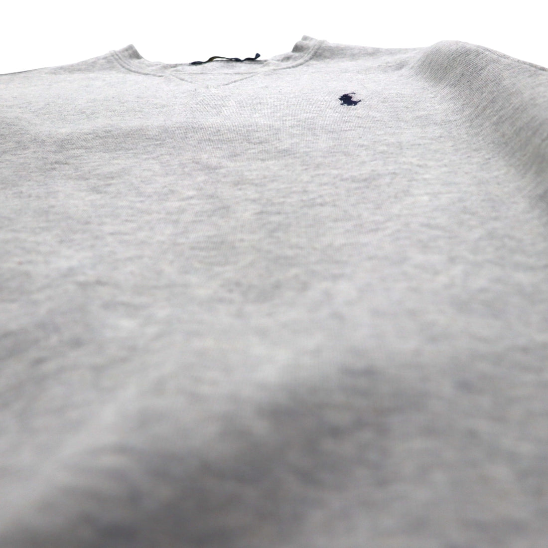 Polo Ralph Lauren Front V Sweatshirt S Gray Small Pony Embroidery Logo