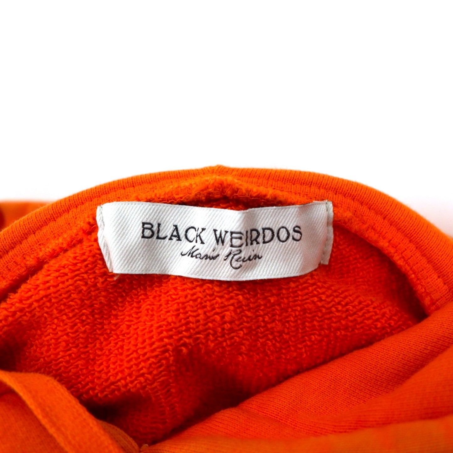 Black Weirdos ツインピークス パーカー M オレンジ コットン リバースウィーブ TWIN PEAKS 14AW-PK01 日本製