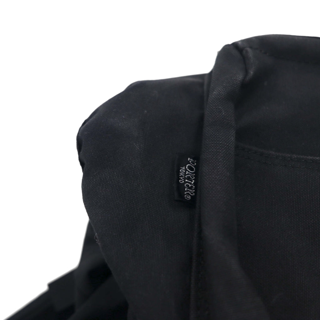 PORTER CORNER Backpack Rucksack Black Canvas Water-repellent Made in Japan