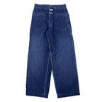 日本然リトテ-古着オンライン-MARITHE FRANCOIS GIRBAUD バギー テーパード デニムパンツ S ブルー コットン ジッパーフライ 日本製-MARITHE FRANCOIS GIRBAUD Baggy Tapered Denim Pants S Blue Cotton Zipper Fly Japan Made