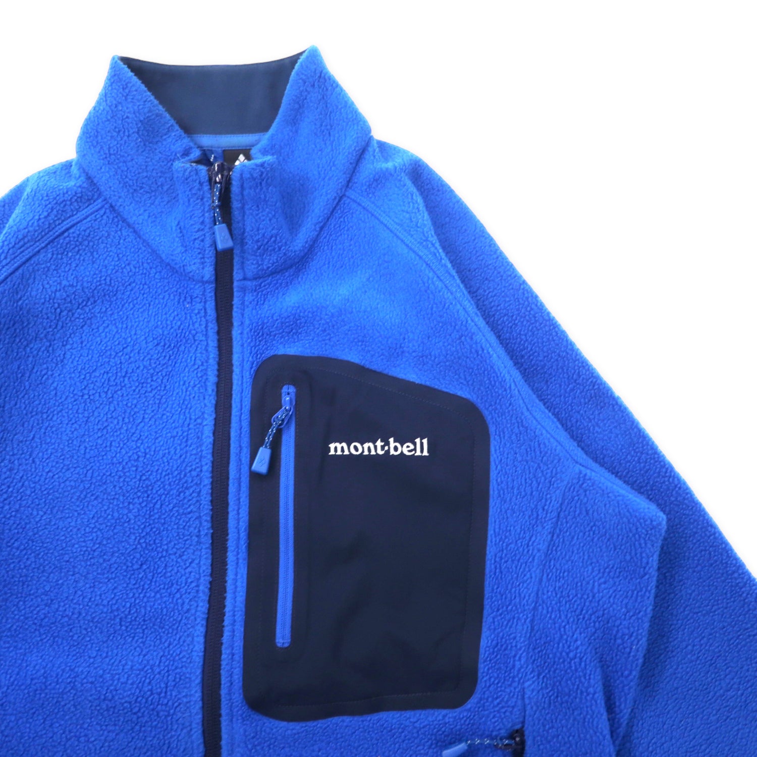 MONT-BELL Crima Plus 100 Full Zip FLEECE Jacket S Blue Polyester