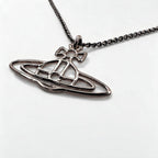 Vivienne Westwood フラット オーブ ネックレス ペンダント ピンクゴールド THIN LINES SHORT FLAT ORB Necklace 63020260 未使用品