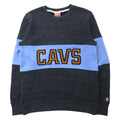 日本然リトテ-古着オンライン-Homage USA製 プリント スウェット M グレー ポリエステル コットン 裏起毛 CAVS-HOMAGE USA MADE Print Sweatshirt M Gray Polyester Cotton BRUSHED LINING CAVS