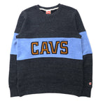 日本然リトテ-古着オンライン-Homage USA製 プリント スウェット M グレー ポリエステル コットン 裏起毛 CAVS-HOMAGE USA MADE Print Sweatshirt M Gray Polyester Cotton BRUSHED LINING CAVS