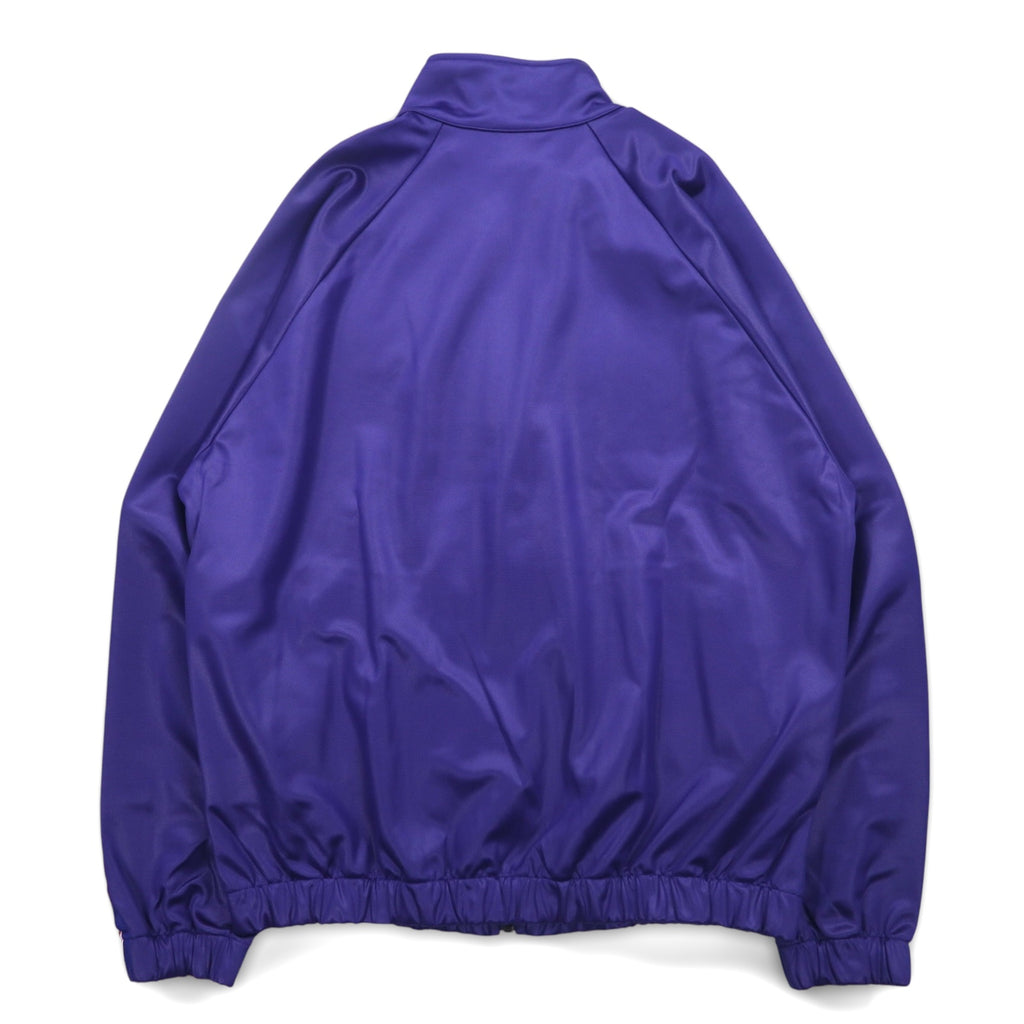 Champion Track Jacket Jersey M Violet Script Logo Jacquard Tape C3-Q601 Unused Item