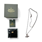 Vivienne Westwood フラット オーブ ネックレス ペンダント ピンクゴールド THIN LINES SHORT FLAT ORB Necklace 63020260 未使用品