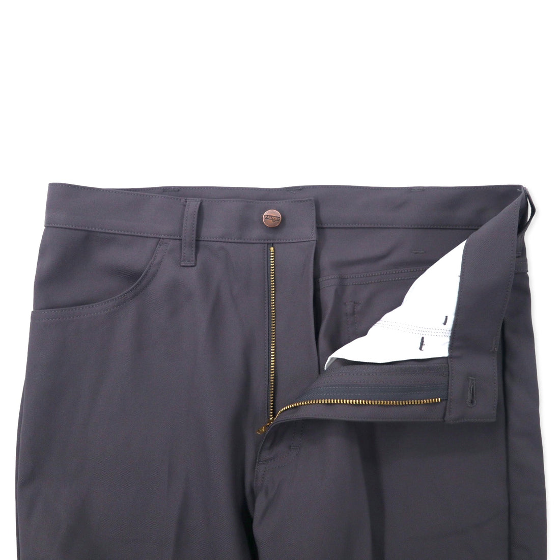 Wrangler ランチャー ドレス スラックスパンツ L グレー ポリエステル センタープレス WRANCHER DRESS WI1141-02S 未使用品