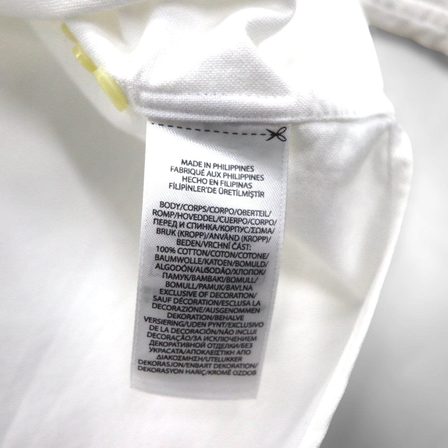 Ralph Lauren ビッグポニー 刺繍 オックスフォード ボタンダウン シャツ M ホワイト コットン ロゴ