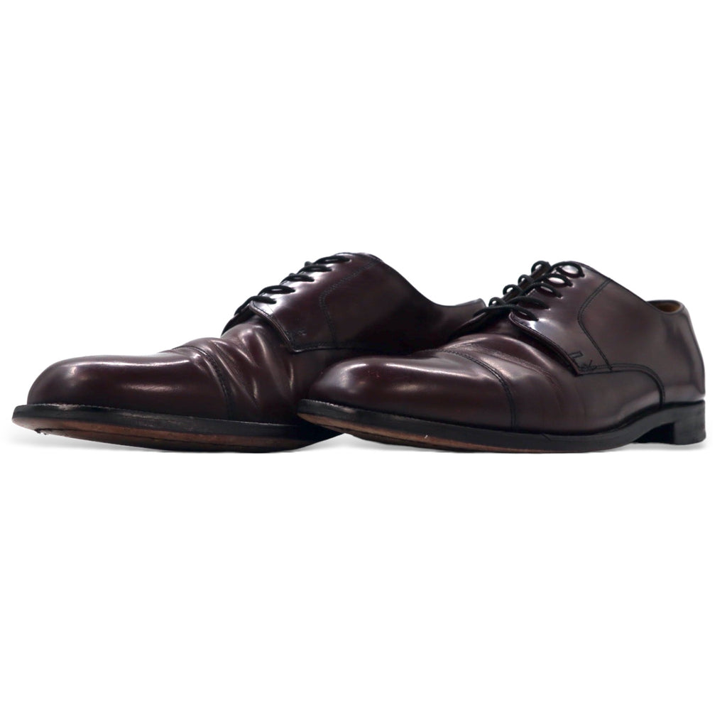 COLEHAAN CITY Straight Tip Oxford Dress Shoes 28cm Burgundy Leather 08331
