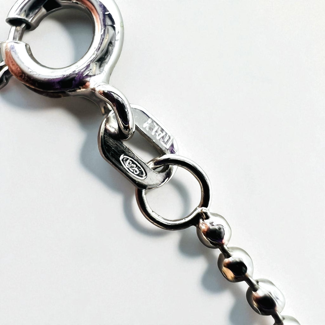 Cartier 2C ロゴ チャーム ネックレス ペンダント ボールチェーン 925 イタリア製