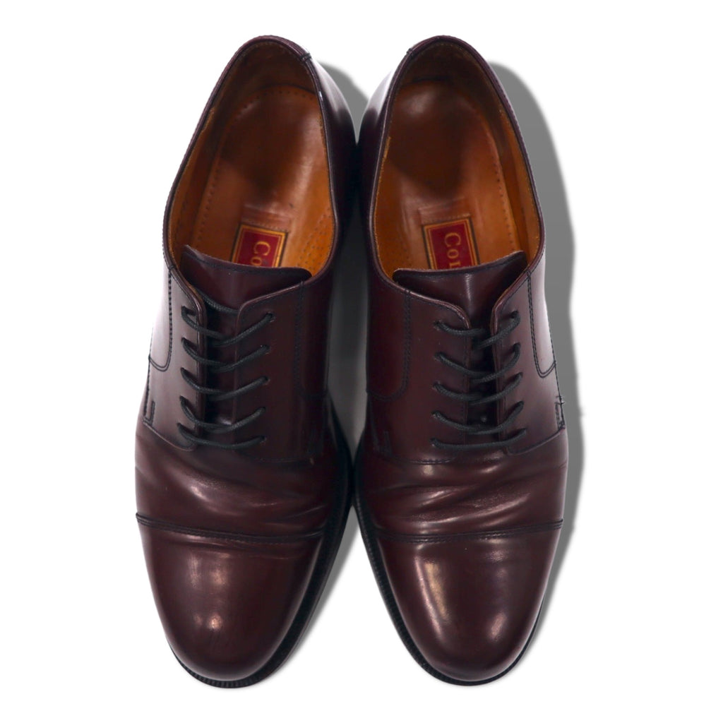 COLEHAAN CITY Straight Tip Oxford Dress Shoes 28cm Burgundy Leather 08331