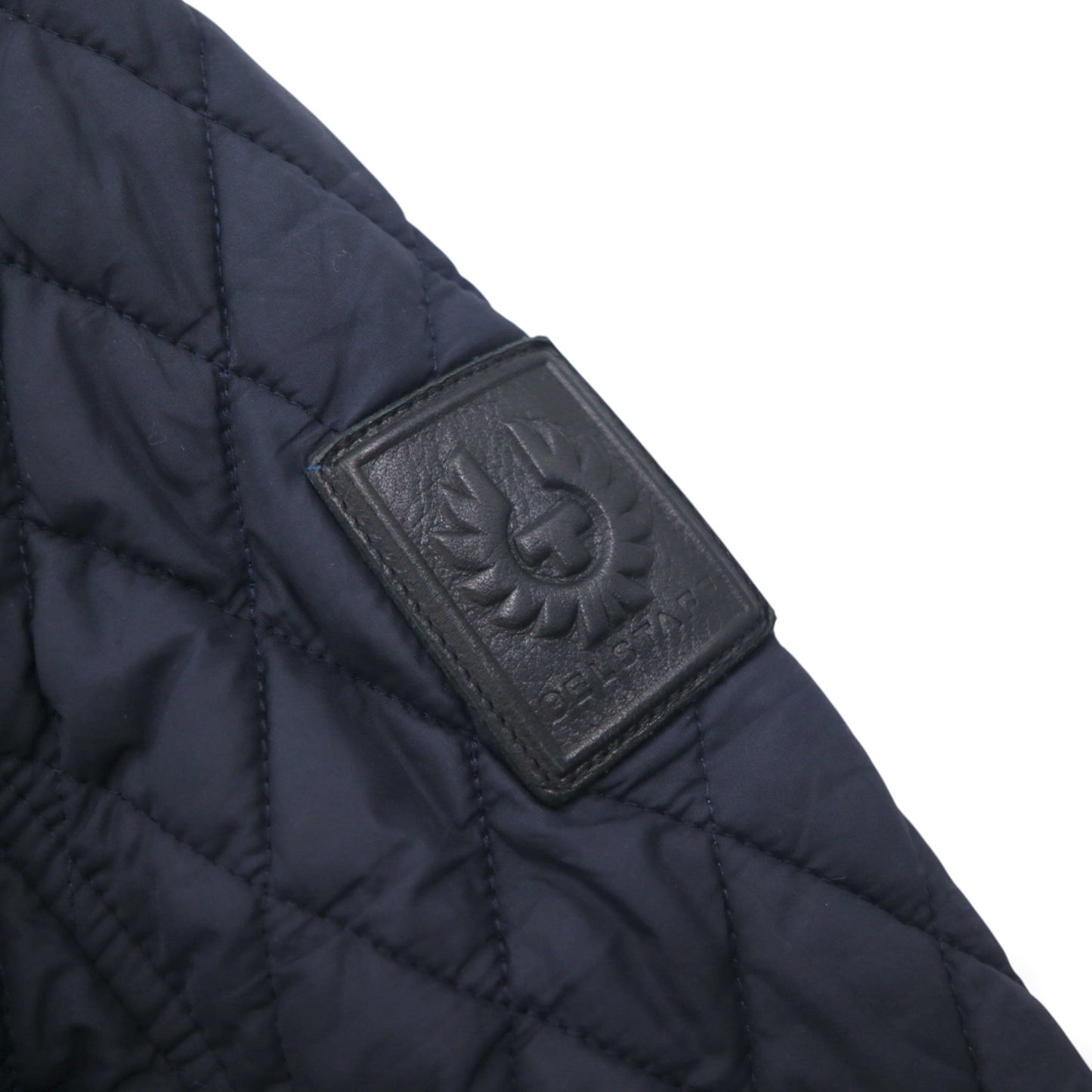 BELSTAFF キルティングジャケット Petersham Blazer LIMITED EDITION XXL 4ポケット 裏地チェック 中綿 チンストラップ 71050158 ルーマニア製