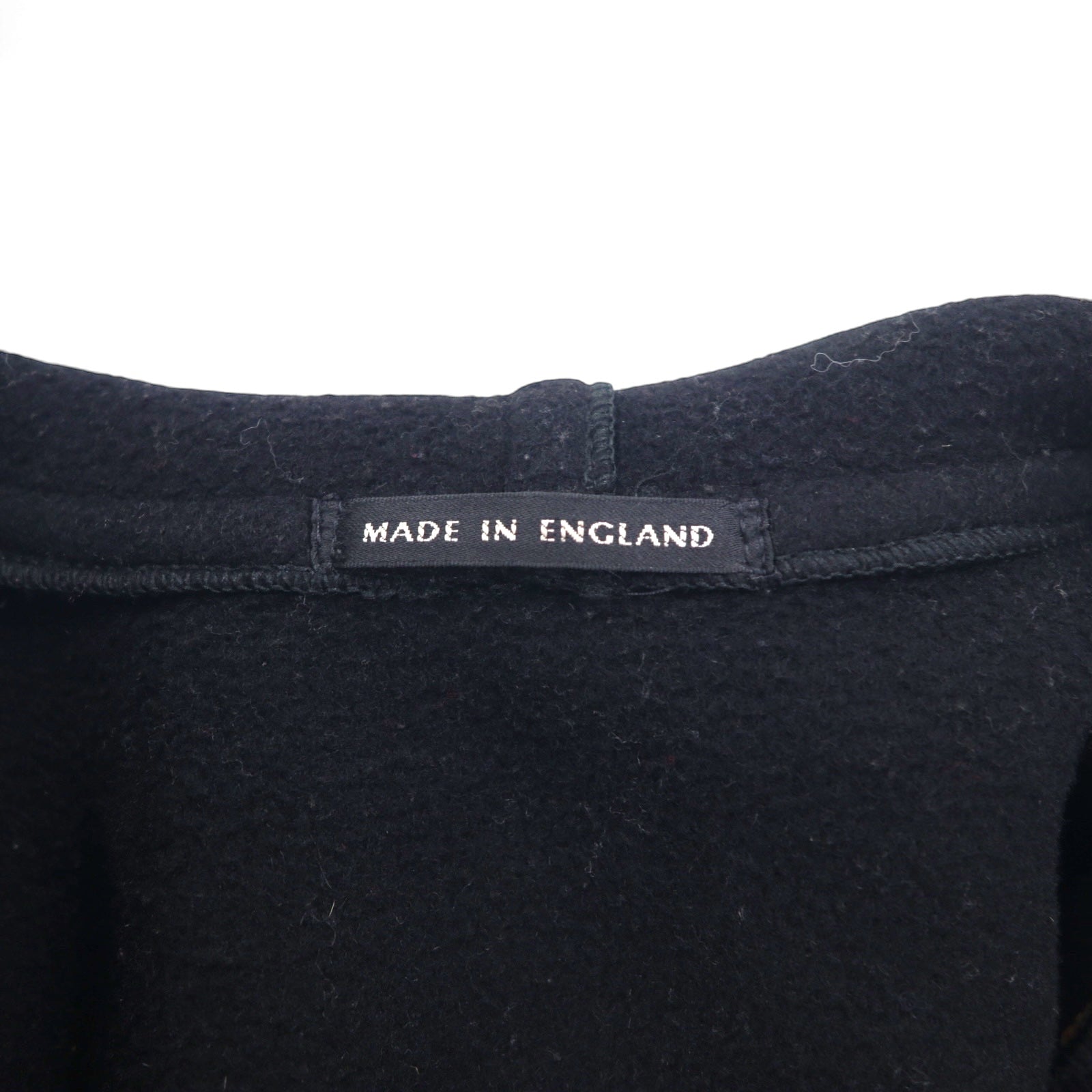 Gloverall Made in England Melton Duffle Coat Medium Black Wool Toggle Button