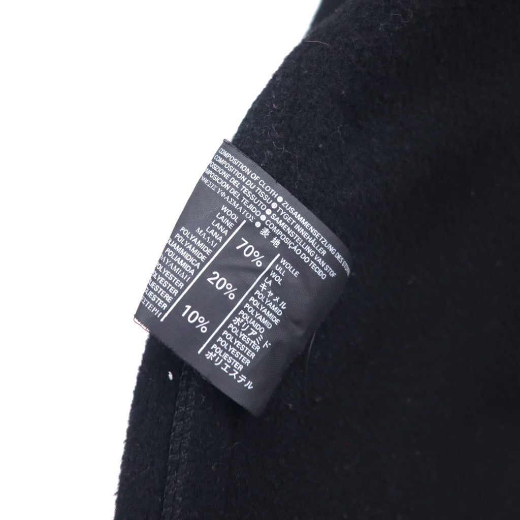 Gloverall Made in England Melton Duffle Coat Medium Black Wool Toggle Button