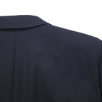 BURBERRY Cashmere Blend 3B Tailored Jacket Blazer, Navy Blue, Size S, Wool, Gold Buttons, Made in Japan