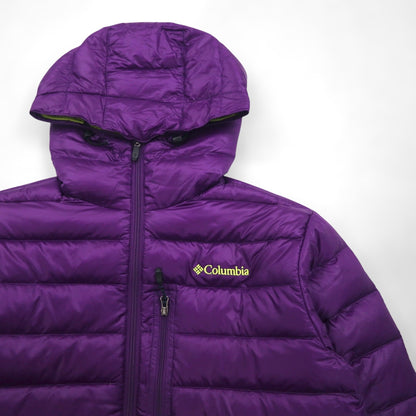 Columbia クレイターレイク 700FP グース ダウンジャケット L オムニシールド OMNI-SHIELD CRATER LAKE JACKET 撥水 ドローコード PM5386