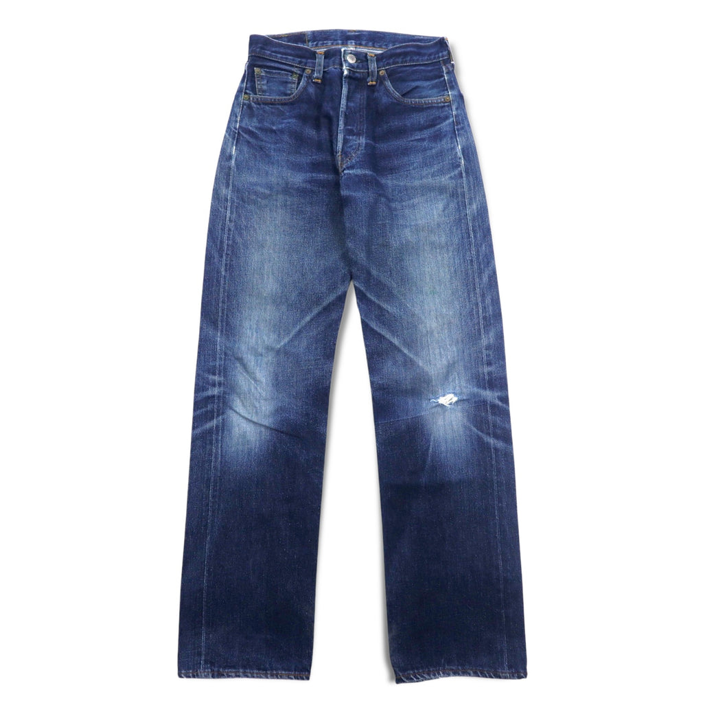 Levi's 90s Made in USA Valencia Factory 501XX Big E Selvedge Denim Pants S Indigo Blue Button Back 555