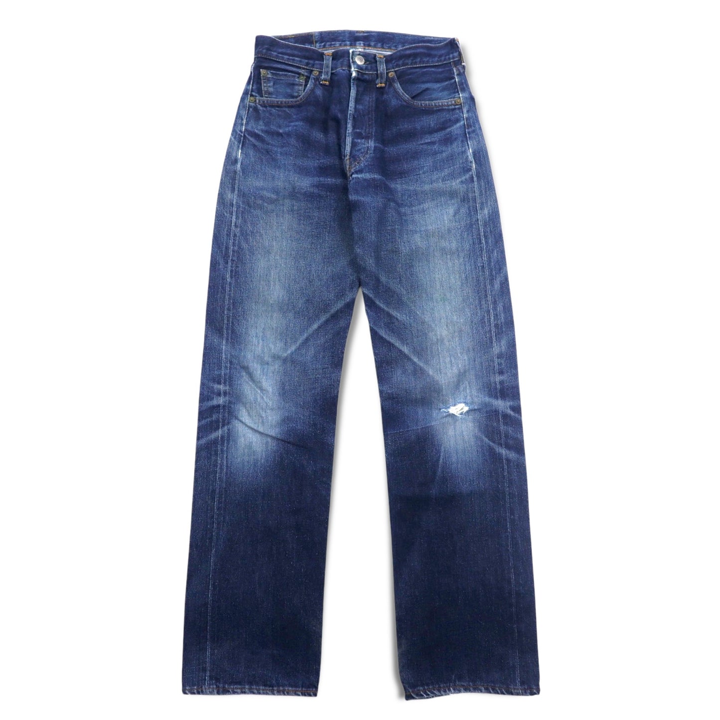 Levi's 90年代 USA製 バレンシア工場 501XX ビッグE セルビッヂ デニムパンツ S インディゴ ブルー ボタン裏555