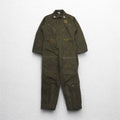 イタリア軍 MILITARE フライト ジャンプスーツ ツナギ オールインワン M カーキ コットン ミリタリー