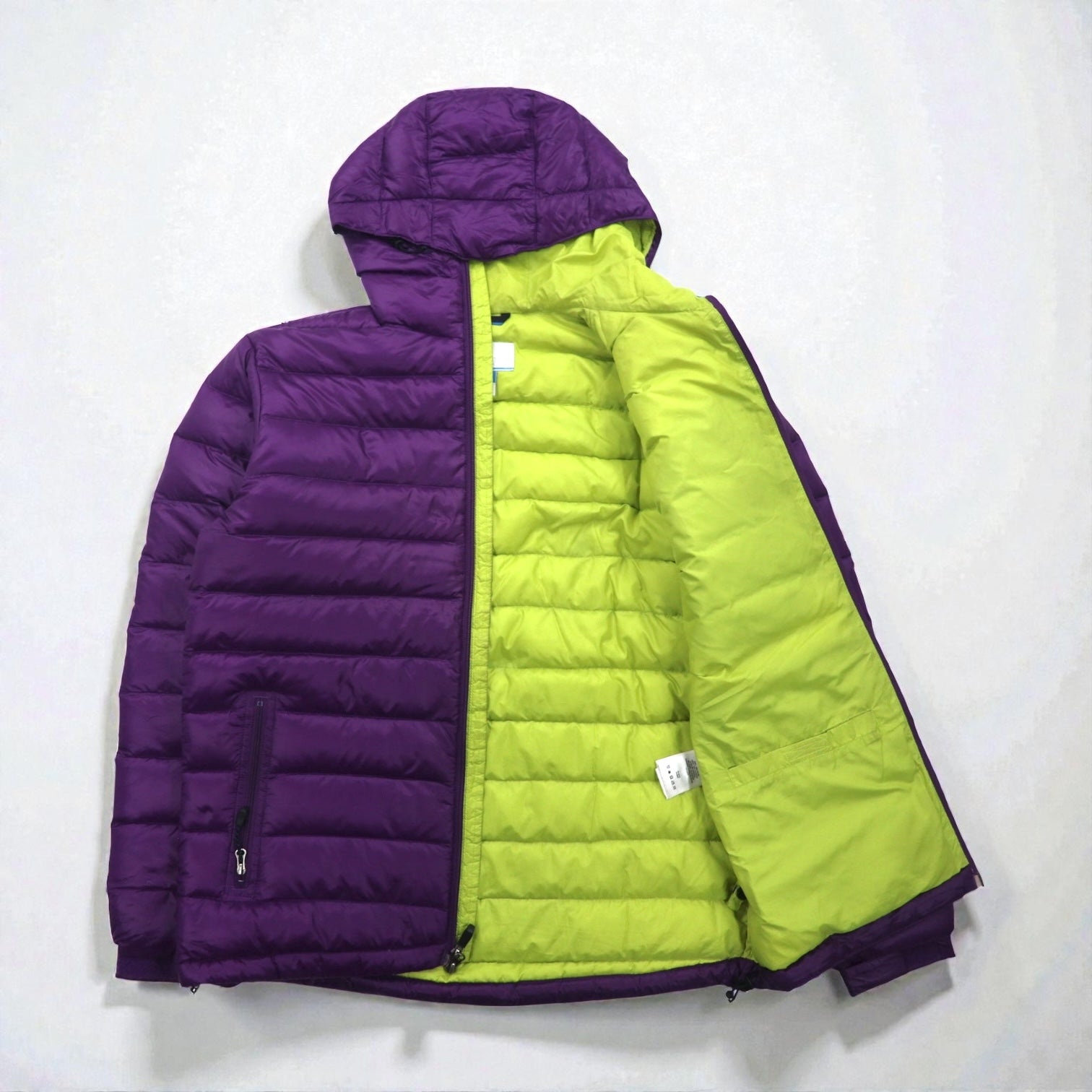 Columbia クレイターレイク 700FP グース ダウンジャケット L オムニシールド OMNI-SHIELD CRATER LAKE JACKET 撥水 ドローコード PM5386