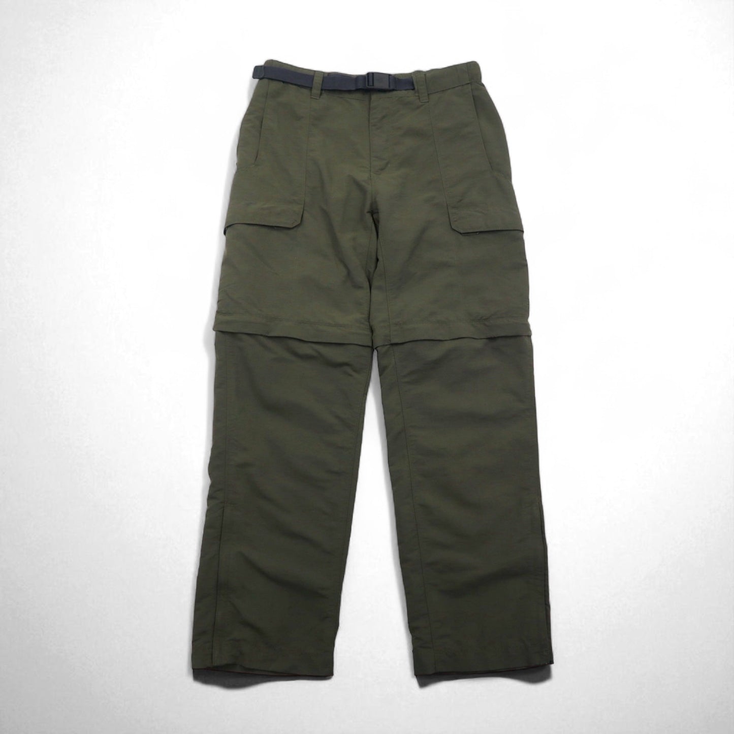 THE NORTH FACE Outdoor 2-Way Convertible Cargo Pants, Size M, Khaki, Nylon, US Standard, AJFB