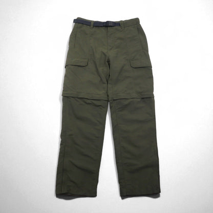 THE NORTH FACE Outdoor 2-Way Convertible Cargo Pants, Size M, Khaki, Nylon, US Standard, AJFB