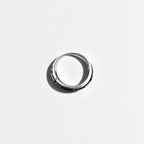 HARLEY DAVIDSON Vintage Logo Ring, Size 25, Silver 925