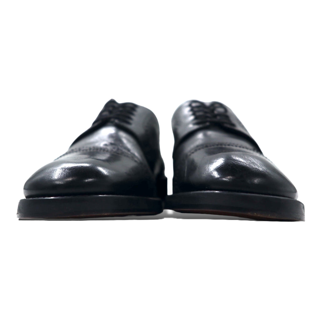 Sir Edward Italian made dress shoes, 26.5cm, black leather, quarter brogue, straight tip