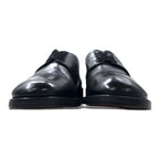 Sir Edward Italian made dress shoes, 26.5cm, black leather, quarter brogue, straight tip