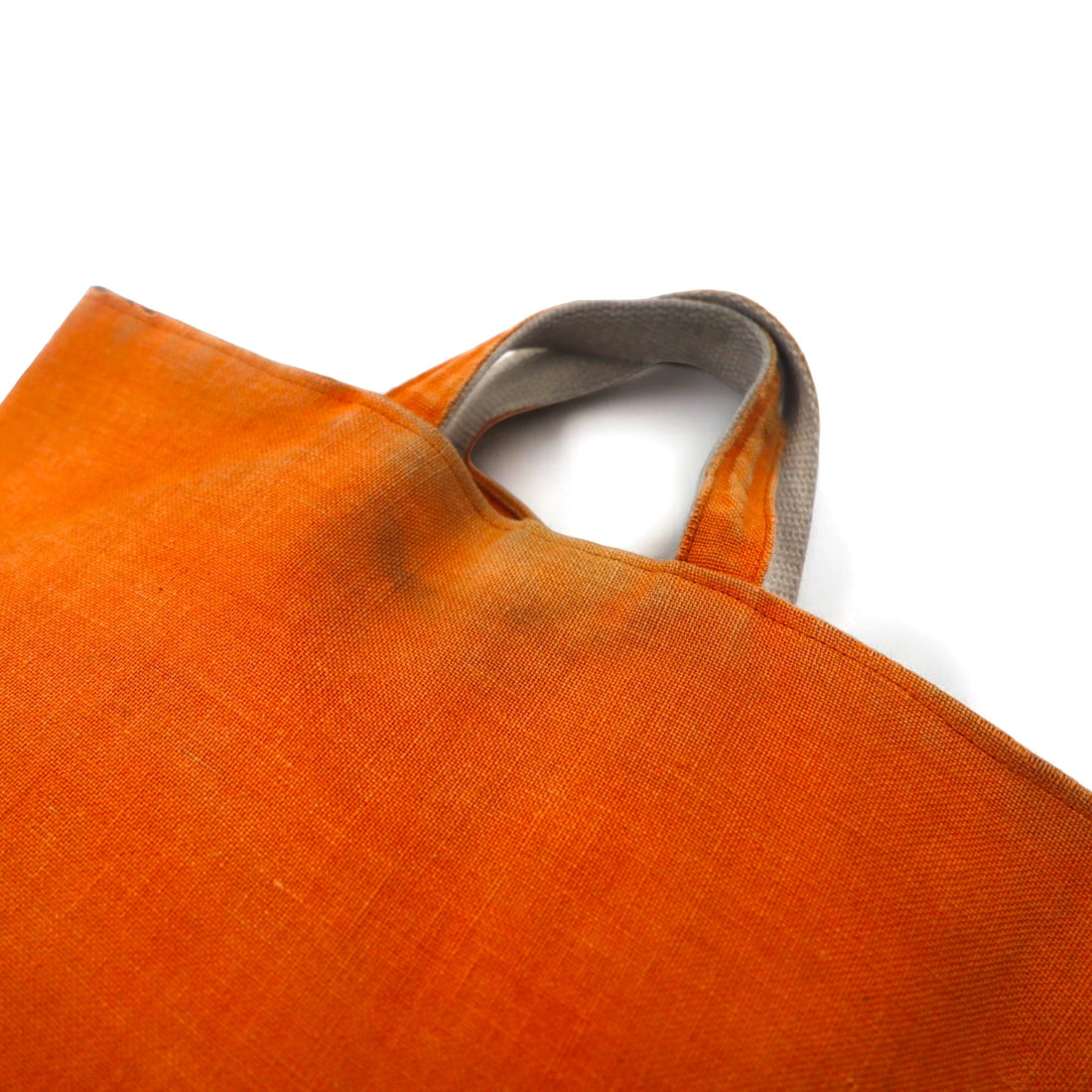 BAN INOUE Linen Hump Tote Bag Orange Hemp Made in Japan