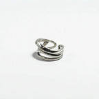 Vintage Silver Open Ring ウェーブデザイン オープン リング 指輪 シルバー 925