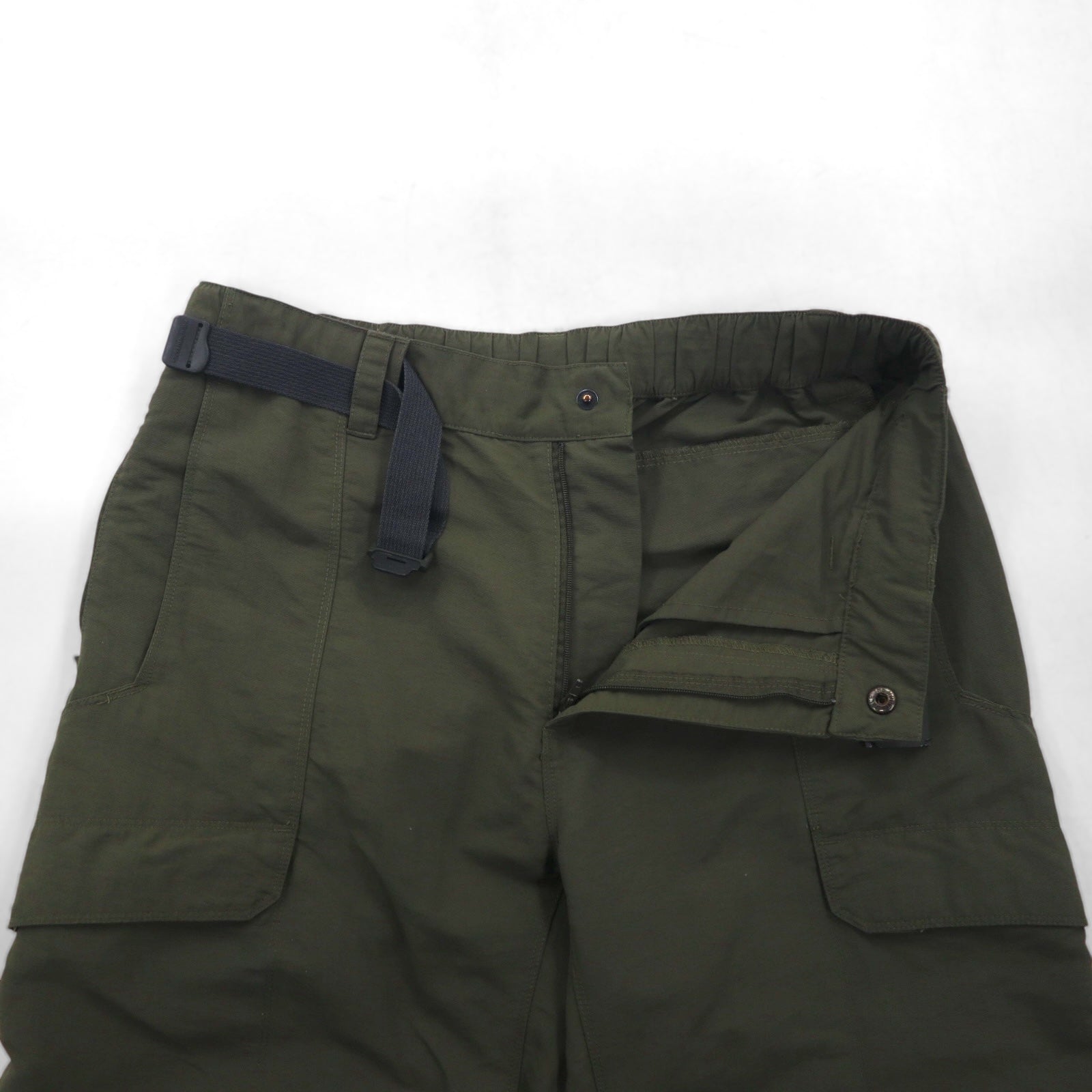 THE NORTH FACE Outdoor 2-Way Convertible Cargo Pants, Size M, Khaki, Nylon, US Standard, AJFB