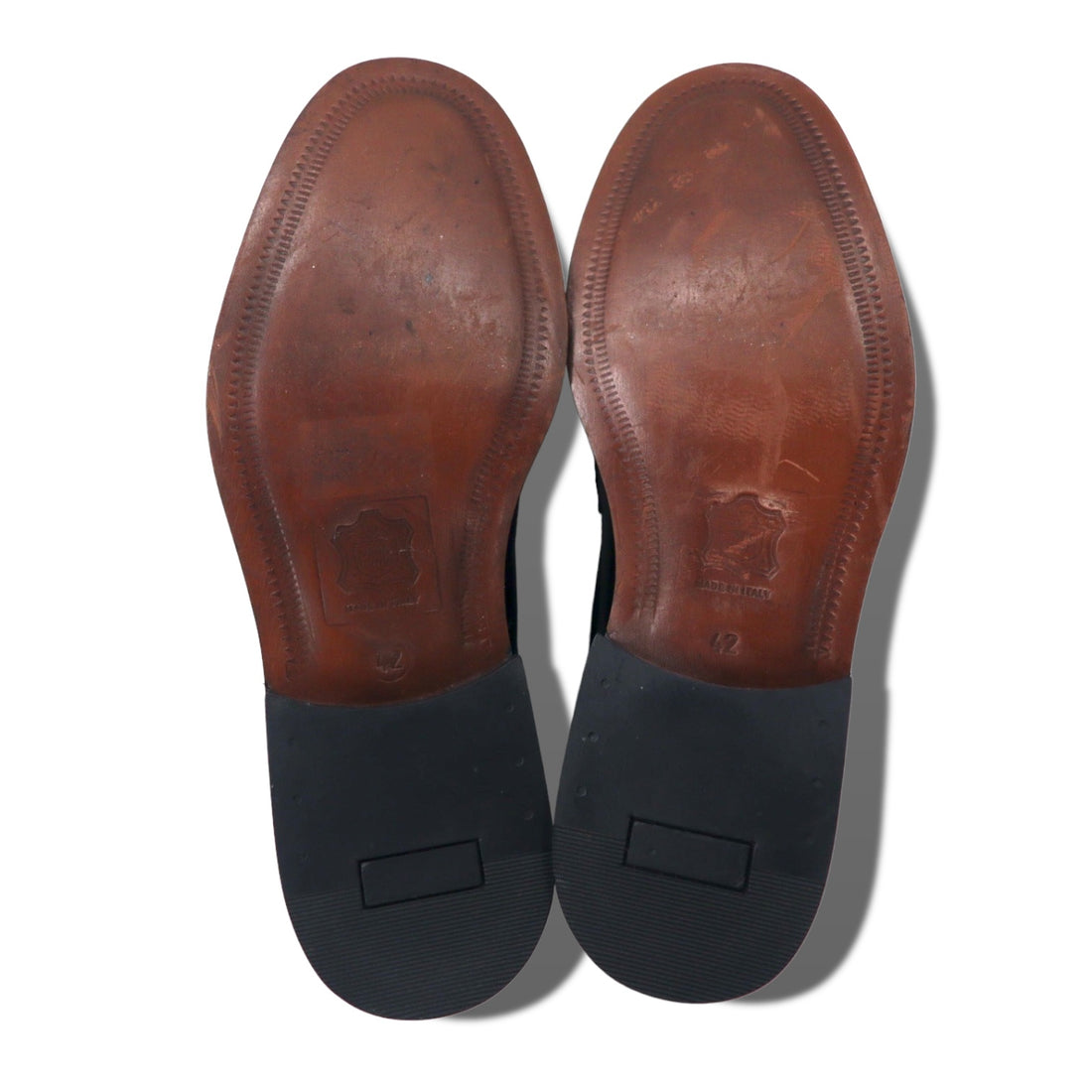 Sir Edward Italian made dress shoes, 26.5cm, black leather, quarter brogue, straight tip