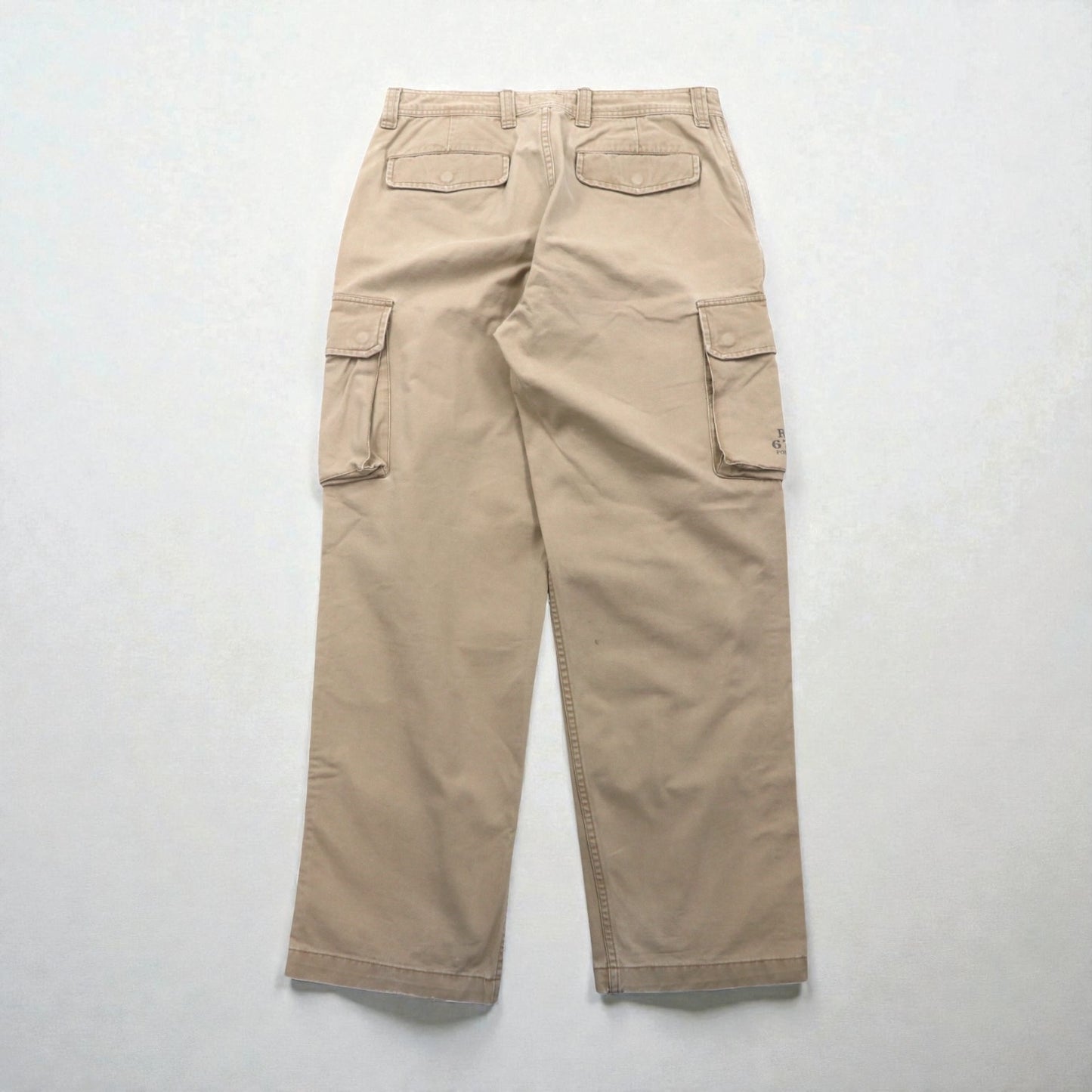 POLO JEANS CO. RALPH LAUREN 90年代 ワイド カーゴ チノパンツ L ベージュ ワーク