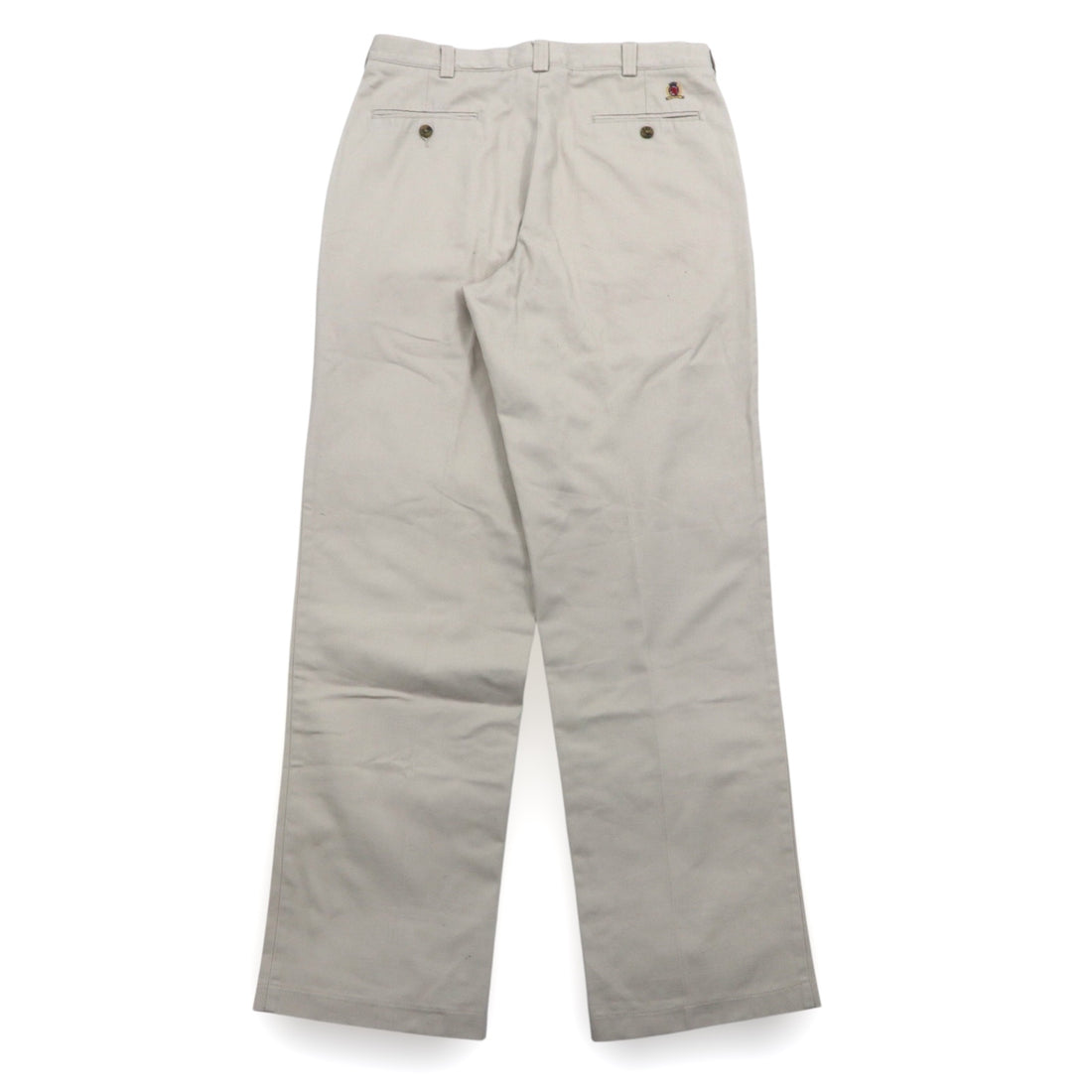 TOMMY HILFIGER 90年代 ワイド チノパンツ L ベージュ コットン