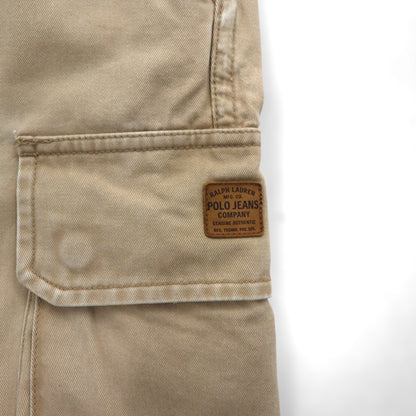 POLO JEANS CO. RALPH LAUREN 90年代 ワイド カーゴ チノパンツ L ベージュ ワーク