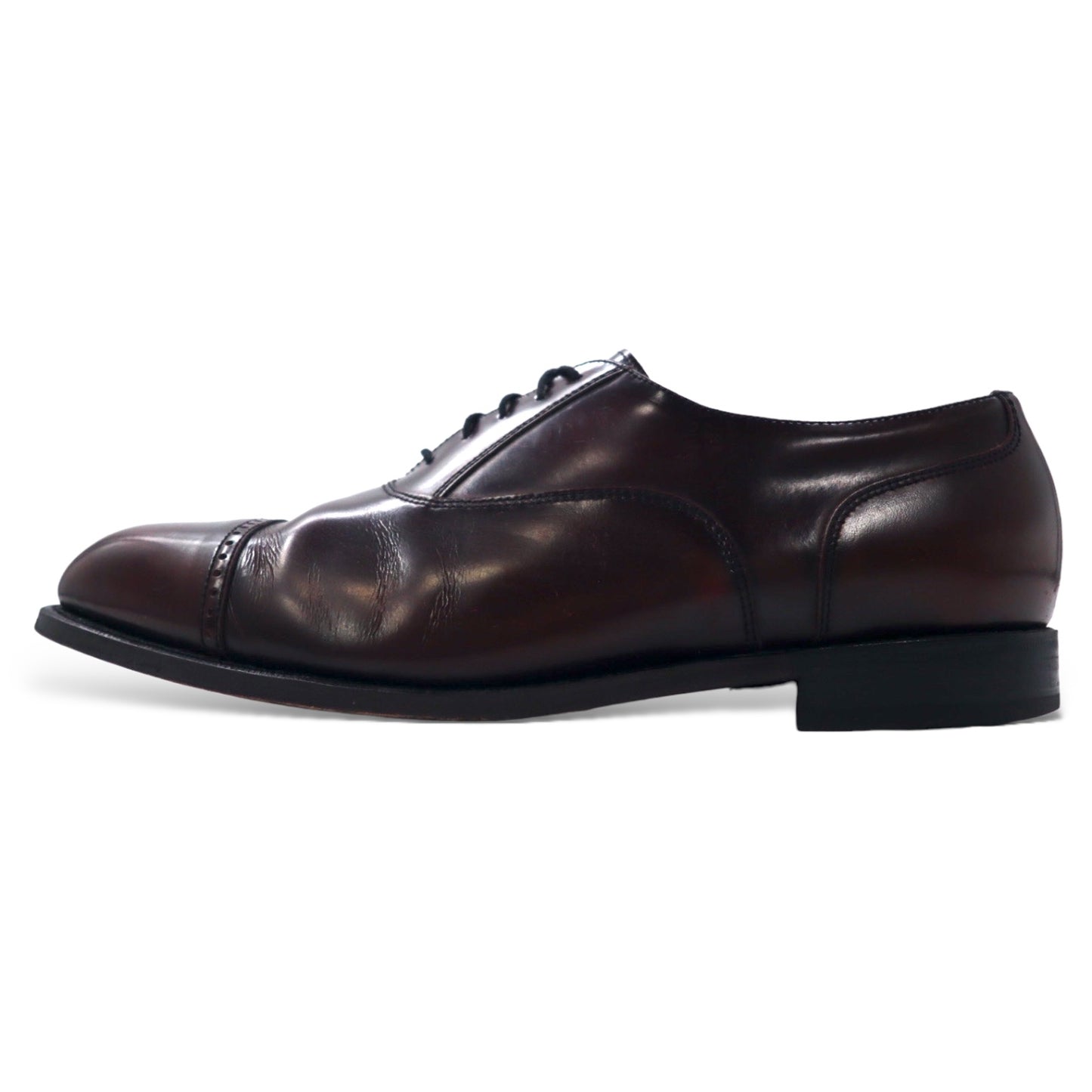 FLORSHEIM ストレートチップ オックスフォード シューズ 27cm バーガンディ レザー 536656 898 02