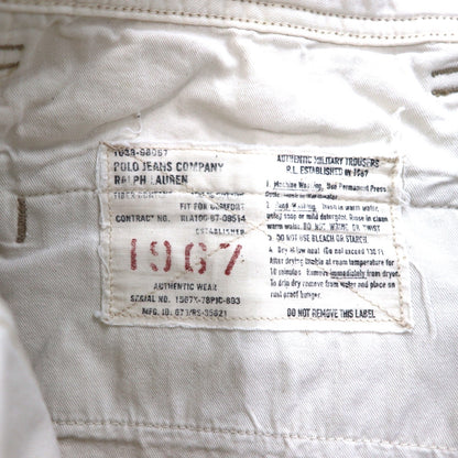 POLO JEANS CO. RALPH LAUREN 90年代 ワイド カーゴ チノパンツ L ベージュ ワーク