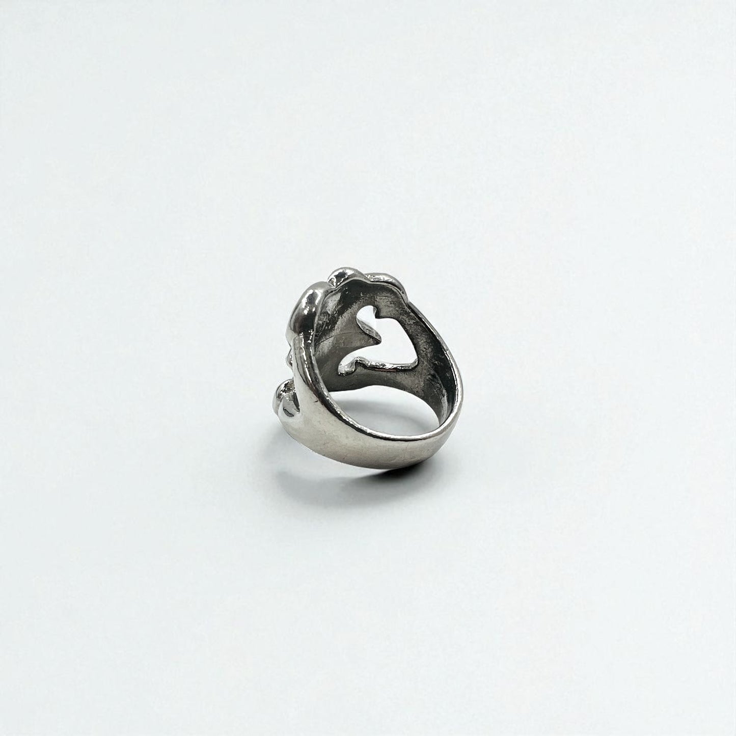 Vintage Indian Jewelry インディアンジュエリー ヴィンテージ ワイド リング 指輪 18号 シルバー