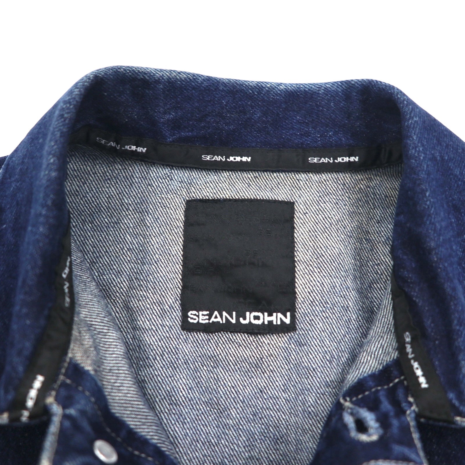SEAN JOHN 00年代 デニムジャケット Gジャン M インディゴ