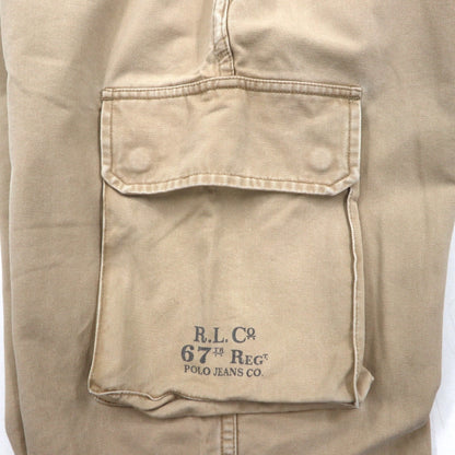POLO JEANS CO. RALPH LAUREN 90年代 ワイド カーゴ チノパンツ L ベージュ ワーク