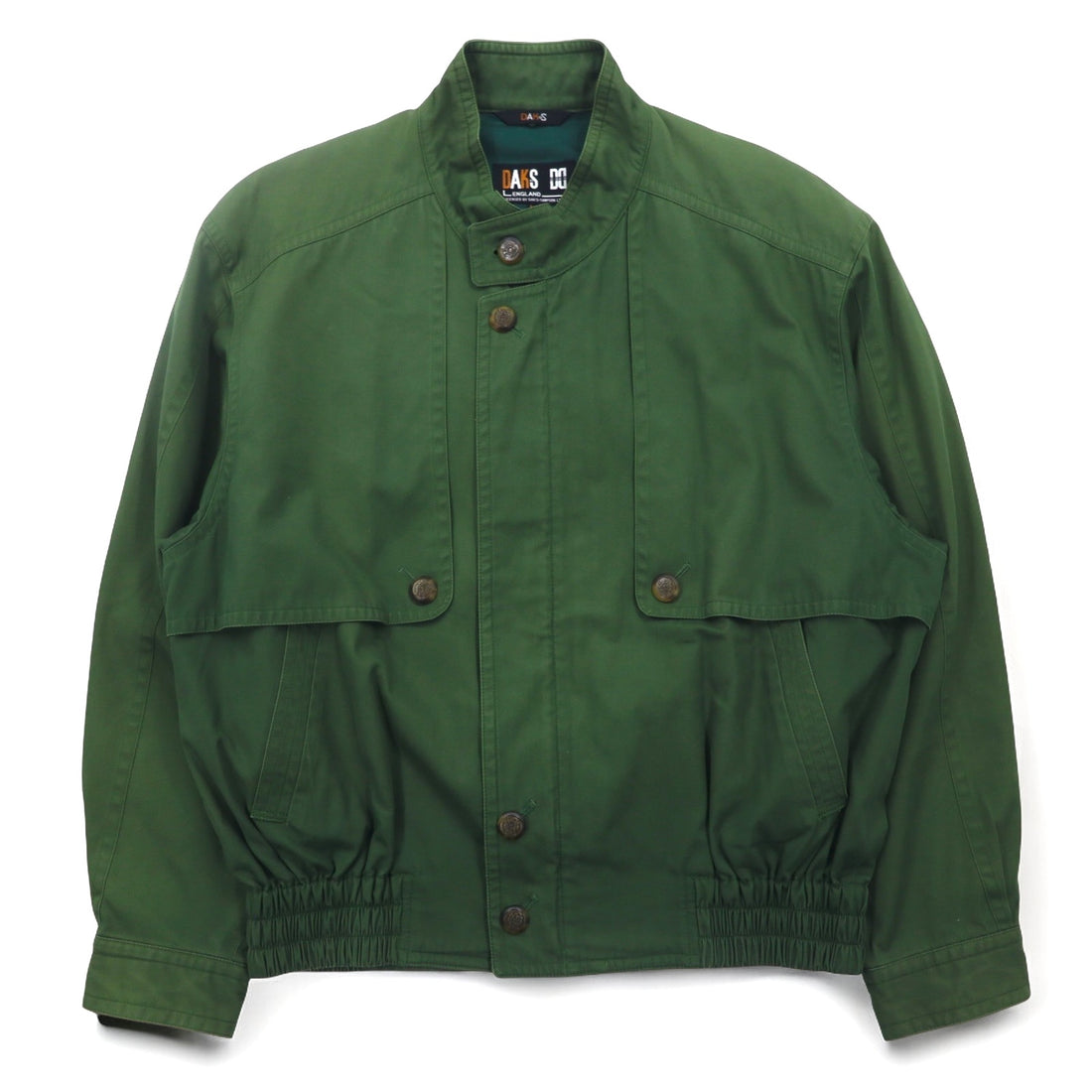 DAKS Harrington Jacket, Sports Jacket, Blouson, M, Khaki, Cotton, Made in Japan