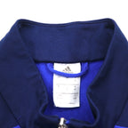 adidas 3-Stripes Track Jacket, Size 4XL, Blue, Polyester, F49711